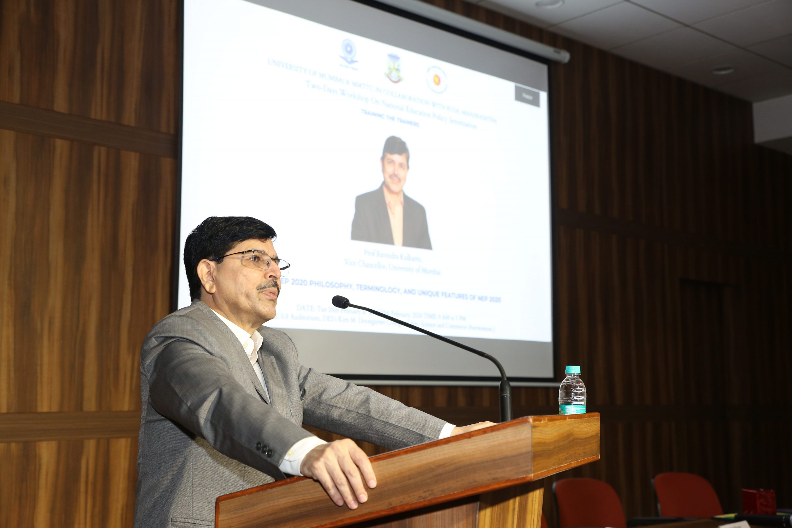 Two days workshop on NEP sensitisation organised by University of Mumbai and hosted by Kirti College
